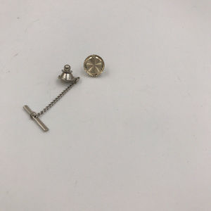 VTG Silver Metal Tie Tack